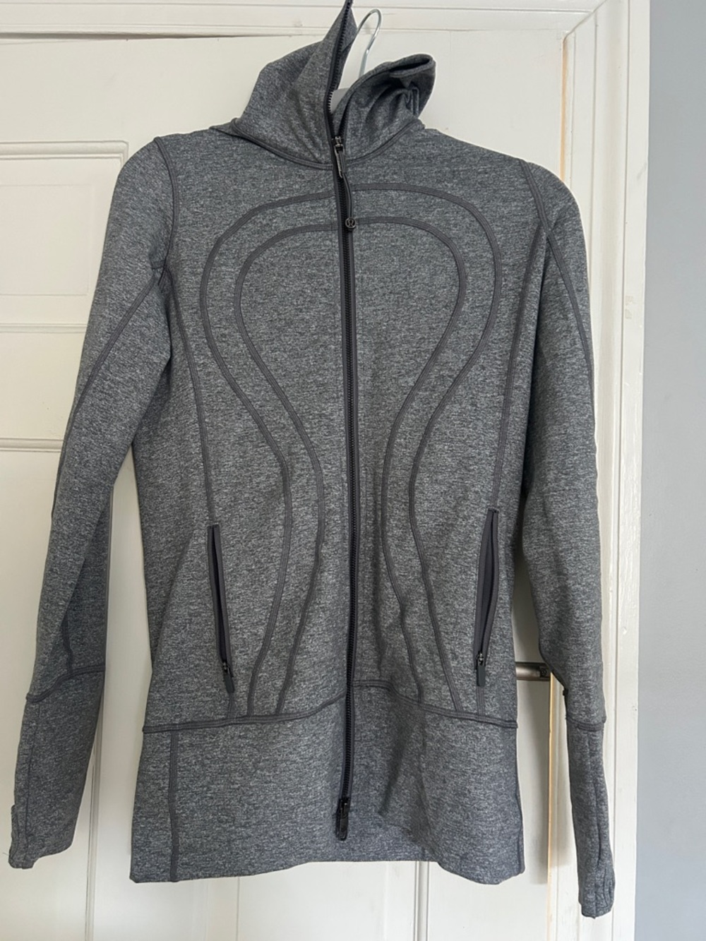 Lululemon Women's Gray Full-Zip Hoodie Jacket